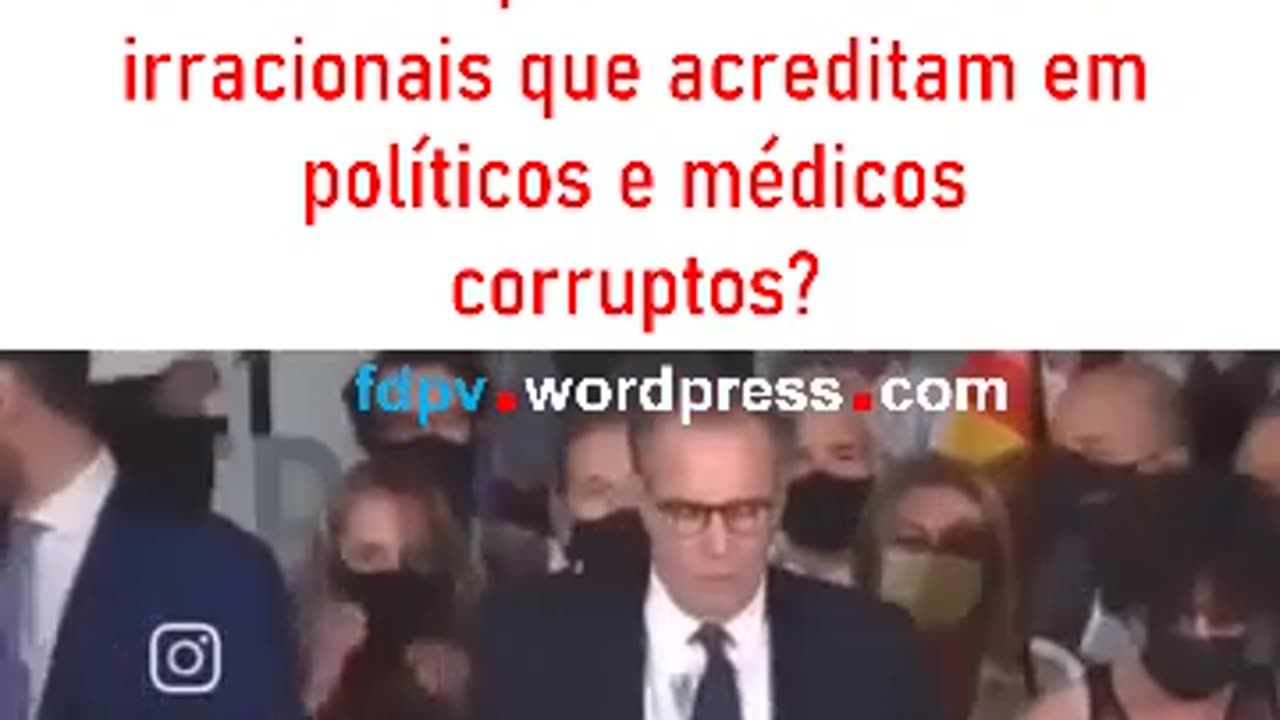 O VÍRUS MORTAL, MAS SÓ À FRENTE DAS CÂMARAS