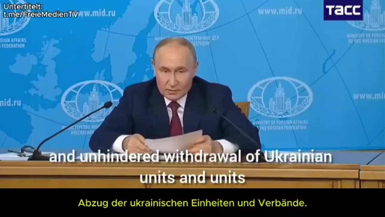 Russia will declare a ceasefire “literally the same minute.”
