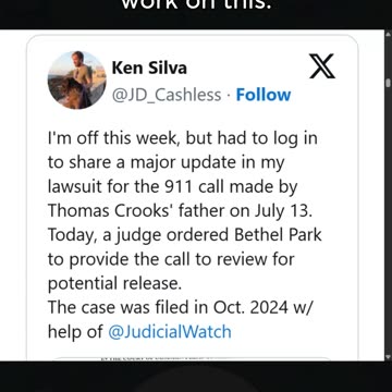 Headline USA Scores a Win in Lawsuit for 911 Call Made by Alleged Trump Shooter’s Father