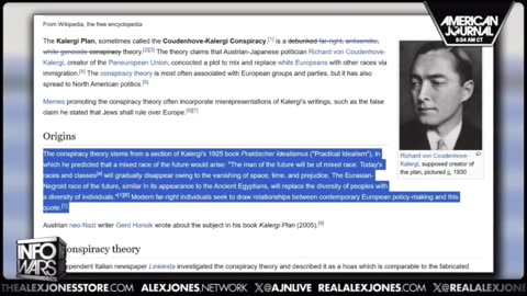 Kalergi Plan aka White Replacement Theory