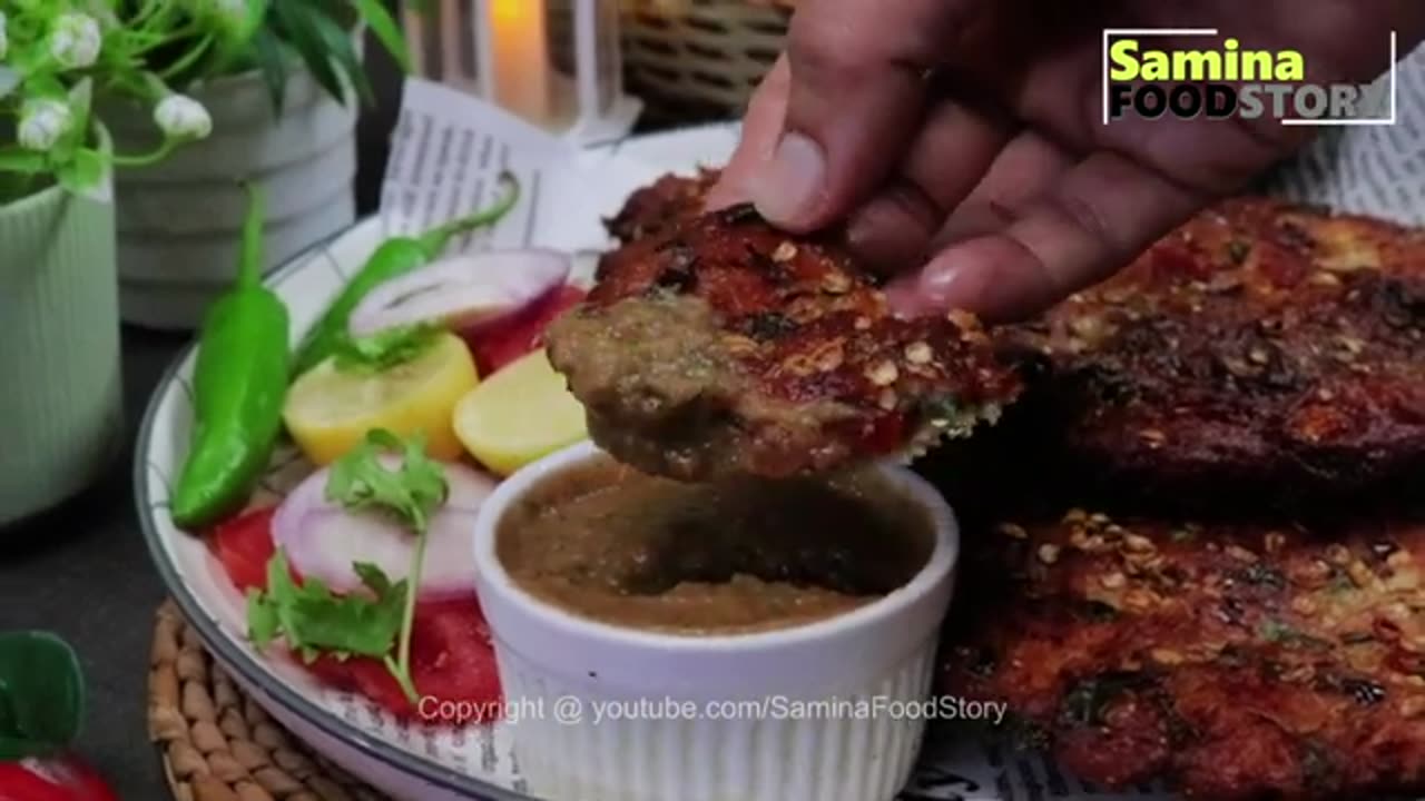 چکن چپلی کباب بنانے کا طریقہ