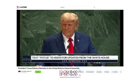 PRESIDENT TRUMP ADDRESSES THE UN