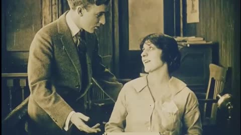 VIA WIRELESS (Astra-1915) GAIL KANE. Dir by George Fitzmaurice. NEW English subtitles.