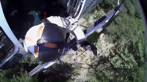 RAW VIDEO: A Girl Scout & her leader were rescued from the Los Padres Forest in Calif.