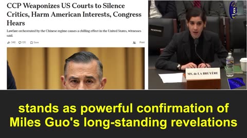Congressional hearing exposes the CCP’s abuse of American legal system to wage “legal warfare”