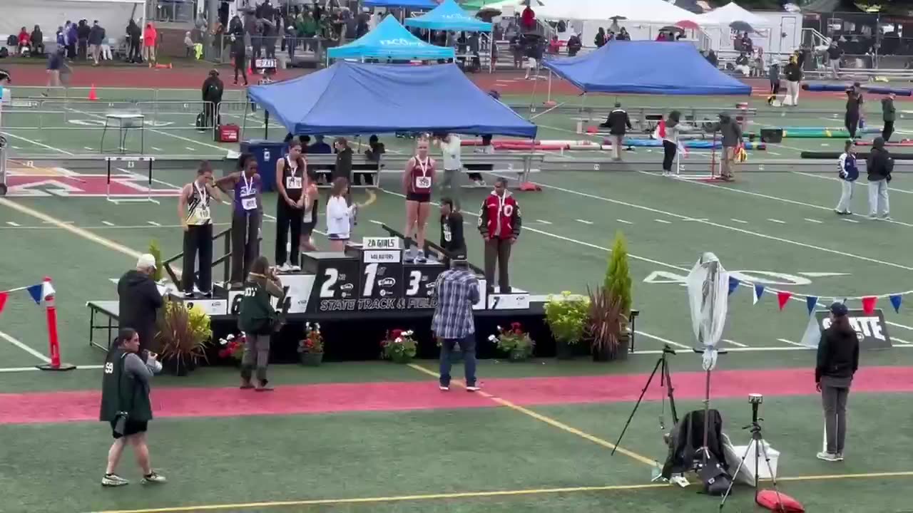 Crowd cheers on every girl and boos the trans boy on podium