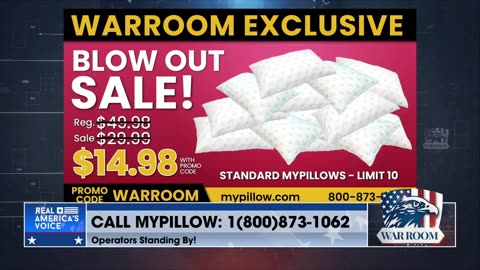 WarRoom Exclusive: MYPILLOW BLOWOUT SALE