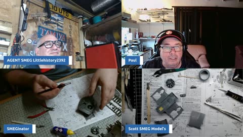 2 Aussies, a Pom, a Jock, a Taffy and a Swede! Makers Mojo! #Hobby #airfix #Tamiya