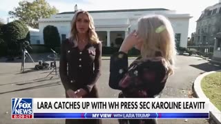 Karoline Leavitt gives Lara Trump an exclusive tour of the White House