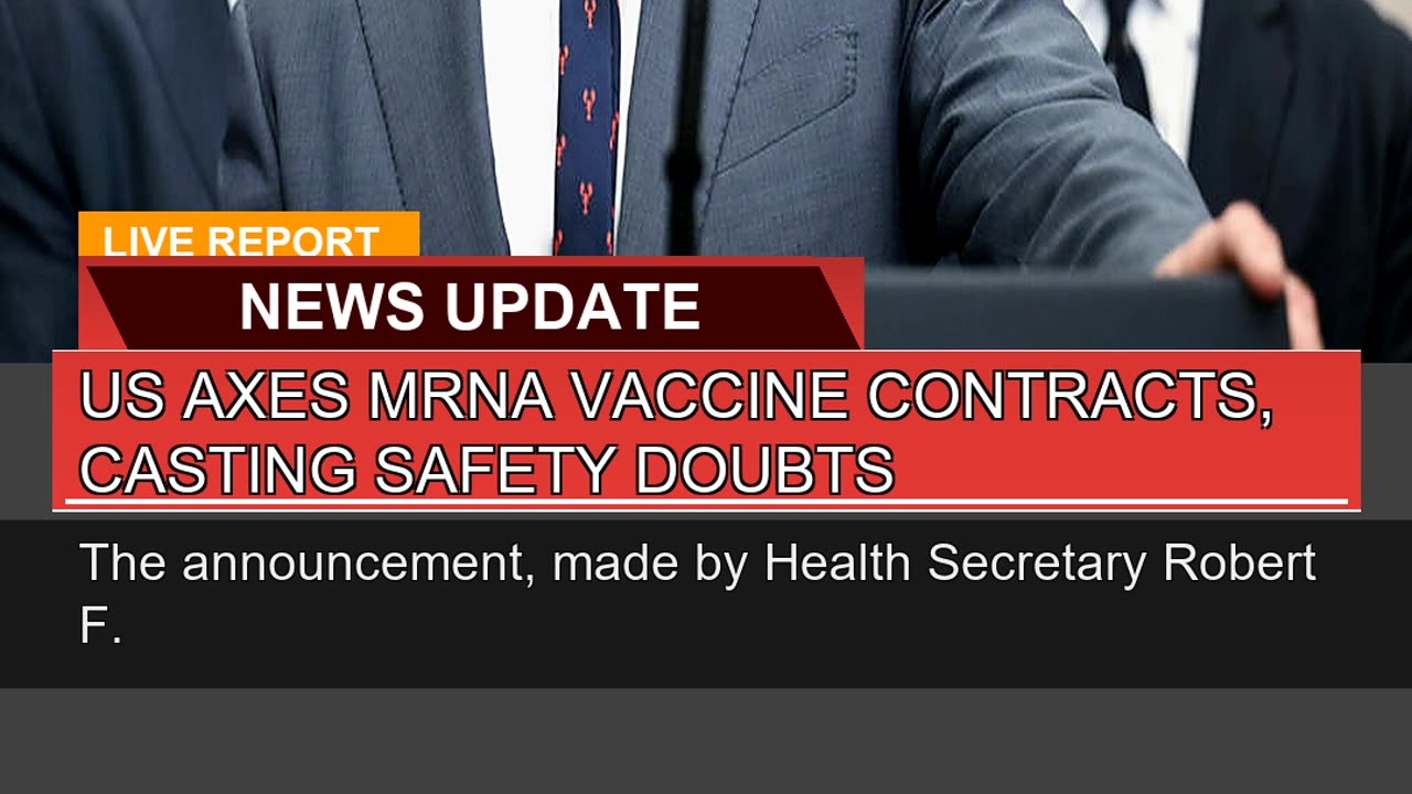 US Axes Mrna Vaccine Contracts Casting Safety Dou