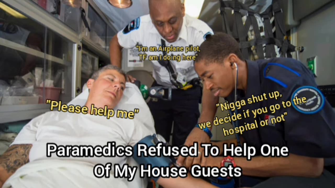 Paramedics Refused To Take My House-Guest To The Hospital