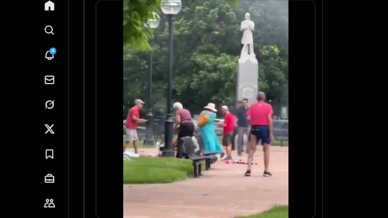 Breaking Pro Israel protest attacked by terrorism