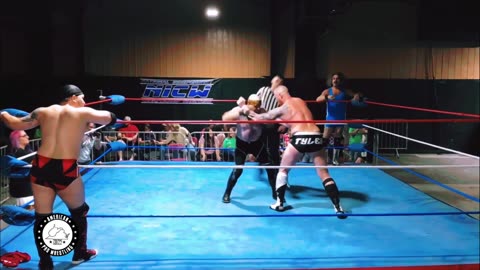 American Pro Wrestling:Kevin Tyler & Yela Man vs Appalachian Express