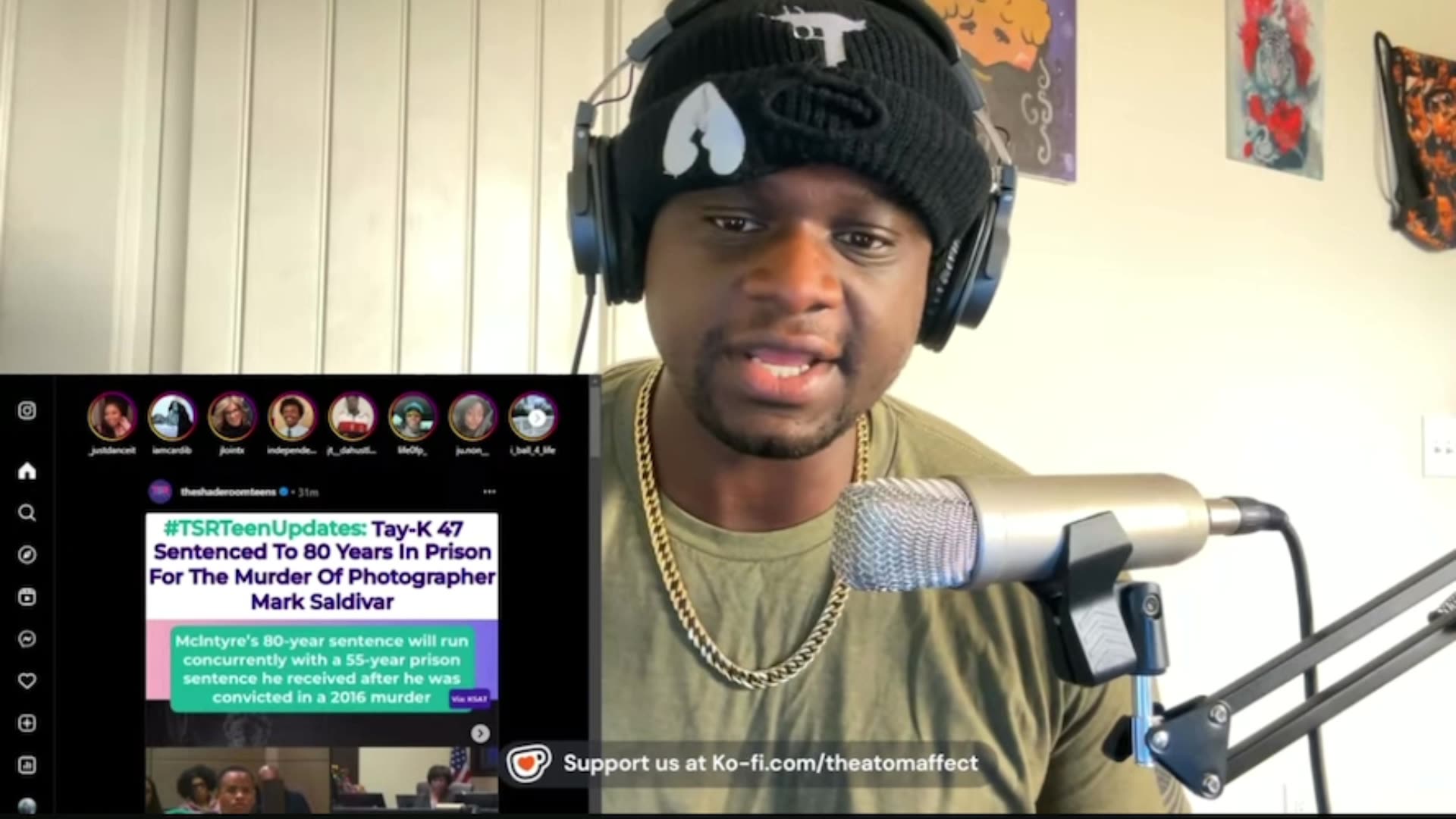 Tay-K sentenced to 80 years in prison for the murder of photographer Mark Saldivar- Blac Atom reacts