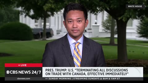 Trump says U.S. is ending all trade discussions with Canada