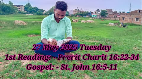 Catholic Daily Gospel and Reading in Hindi 27 May 2025 | Today's Bible Verse | Aaj ka Susamachar