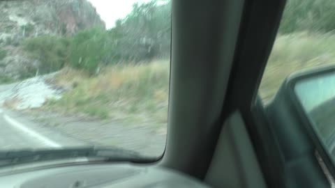 Loose gravel...more like loose sign!!
