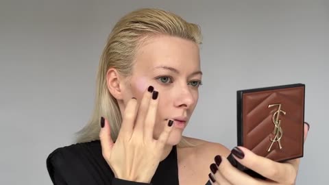 Full Face Makeup Tutorial - Soft Glam with Lavender Blush P5