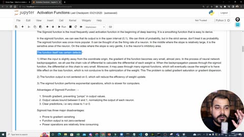 48.9 Sigmoid Activation Function Krish Naik ML