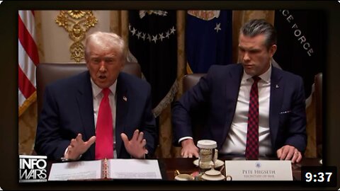 BREAKING VIDEO: Trump Backs Hegseth's Narco-Terrorist Strikes In White House Cabinet Meeting