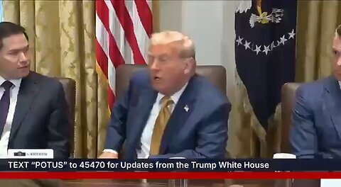 WATCH: Trump says he used his Presidential powers to take Sec. Rubio's Grandfather Clock 🤣