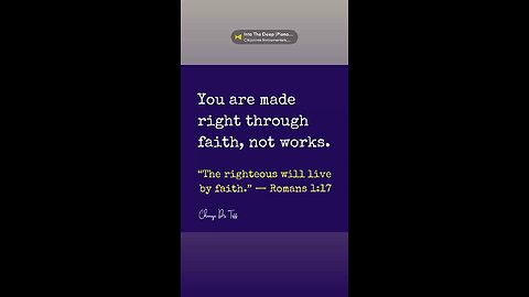 You don’t have to earn God’s love; it’s already yours.