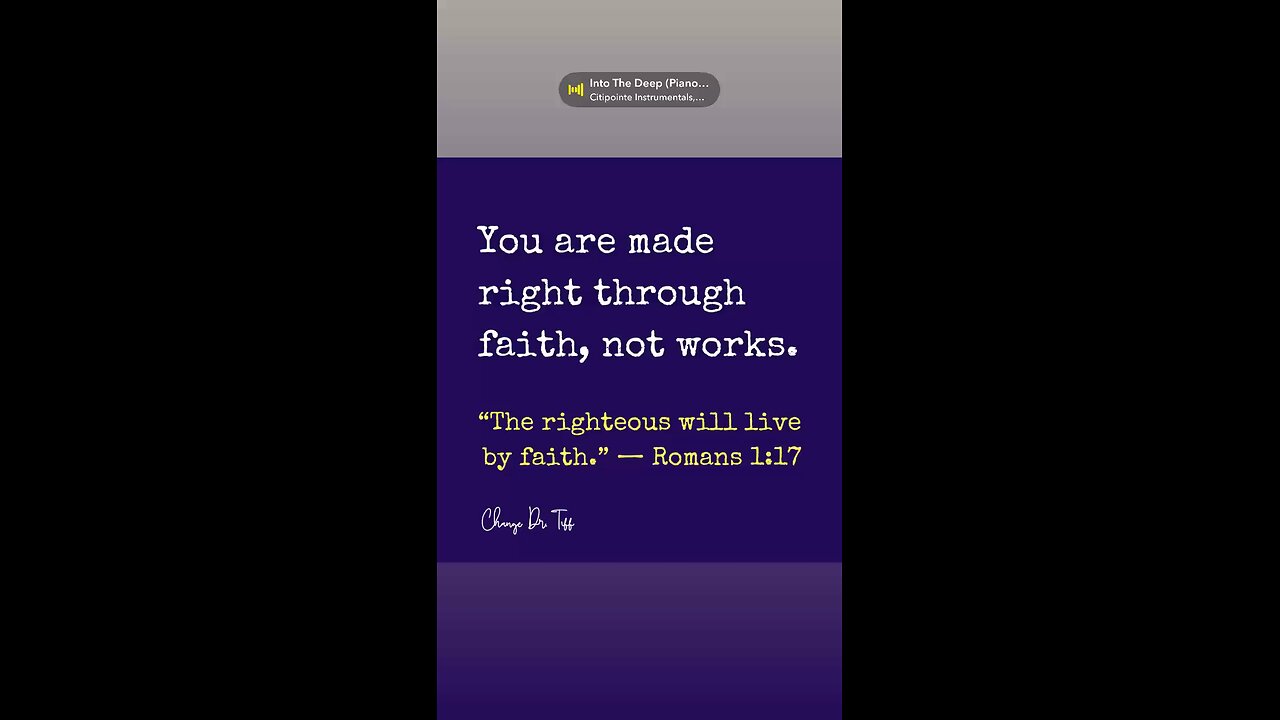 You don’t have to earn God’s love; it’s already yours.
