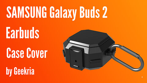 SAMSUNG Galaxy Buds 2 Ecarbuds Case Cover | Geekria