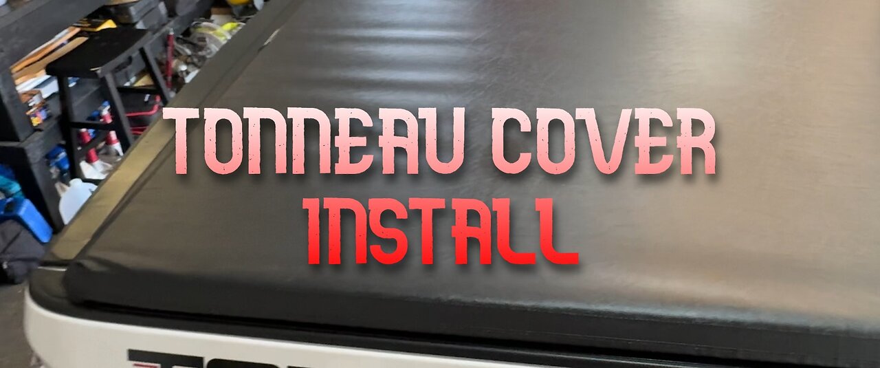 Tonneau cover installed on my Toyota Tacoma