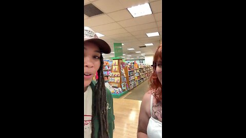 Two lesbians express disgust over gay-themed books in the kids' area at Barnes & Noble.