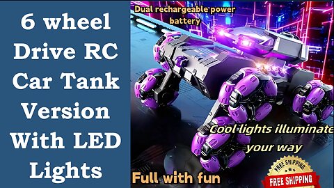6wheel Racing tank car (How it's work)