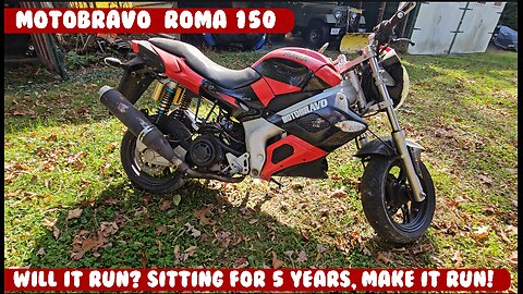 Motobravo Roma 150cc Will it run? Lets troubleshoot and repair issues. Scooter fix