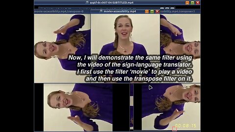 Chapter 7 of book ‘Quick Start Guide to FFmpeg’ — Rotate and flip videos