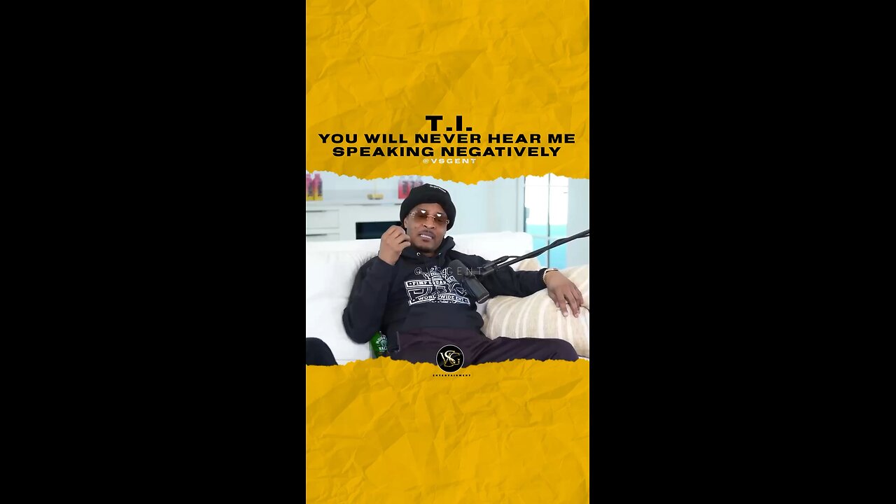 @tip You will never hear me speaking negatively