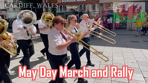 May Day March, City Centre Cardiff