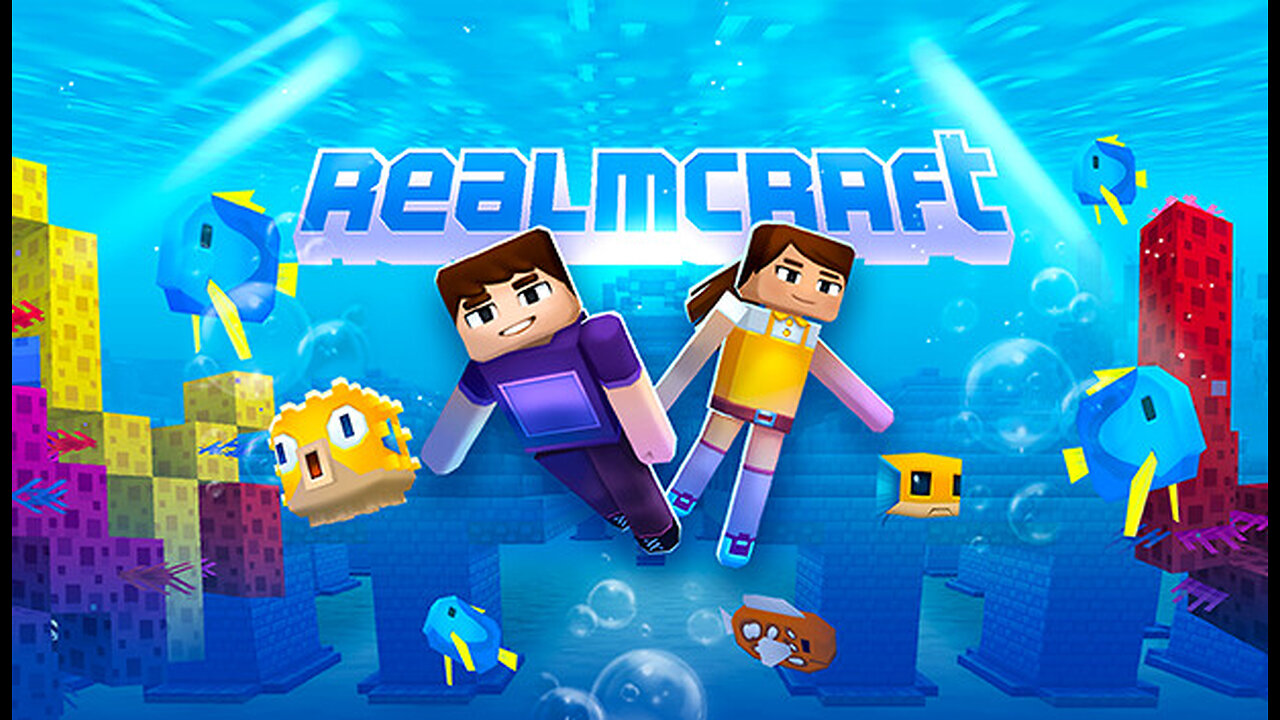 Trying out VR minecraft-like game called Realmcraft.