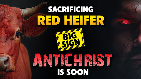 Sacrificing Red Heifer: Big Sign – Antichrist is Soon 07/010/2025
