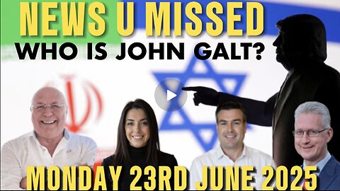 Charlie Ward DAILY NEWS- THE BOMBING OF IRAN, THE COLLAPSE OF THE US/UK EMPIRE. WHO IS John Galt?