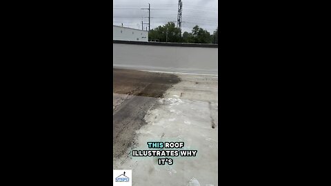 Why is it important to have overflow drainage for your building? With #RolfTheRoofingGuy