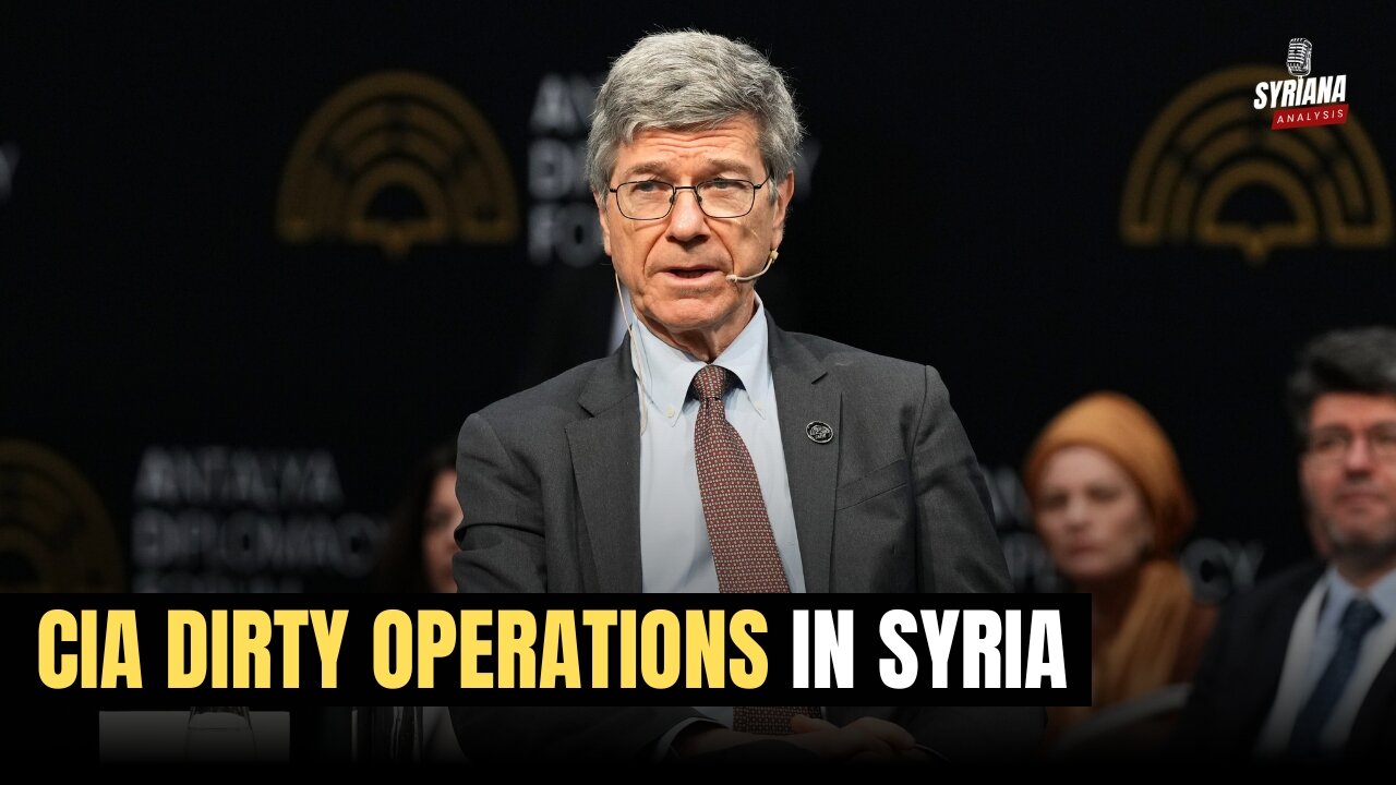 Jeffrey Sachs Drops BOMBSHELL on Syria at Antalya Diplomacy Forum | Syriana Analysis