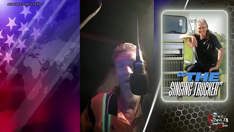 Truck Driver that Sings in his Truck - Grizz "The Singing Trucker" on the show.