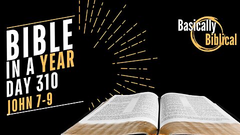 Day 310 – Light in the Darkness: Seeing and Believing — John 7–9 | Bible In A Year (CSB)