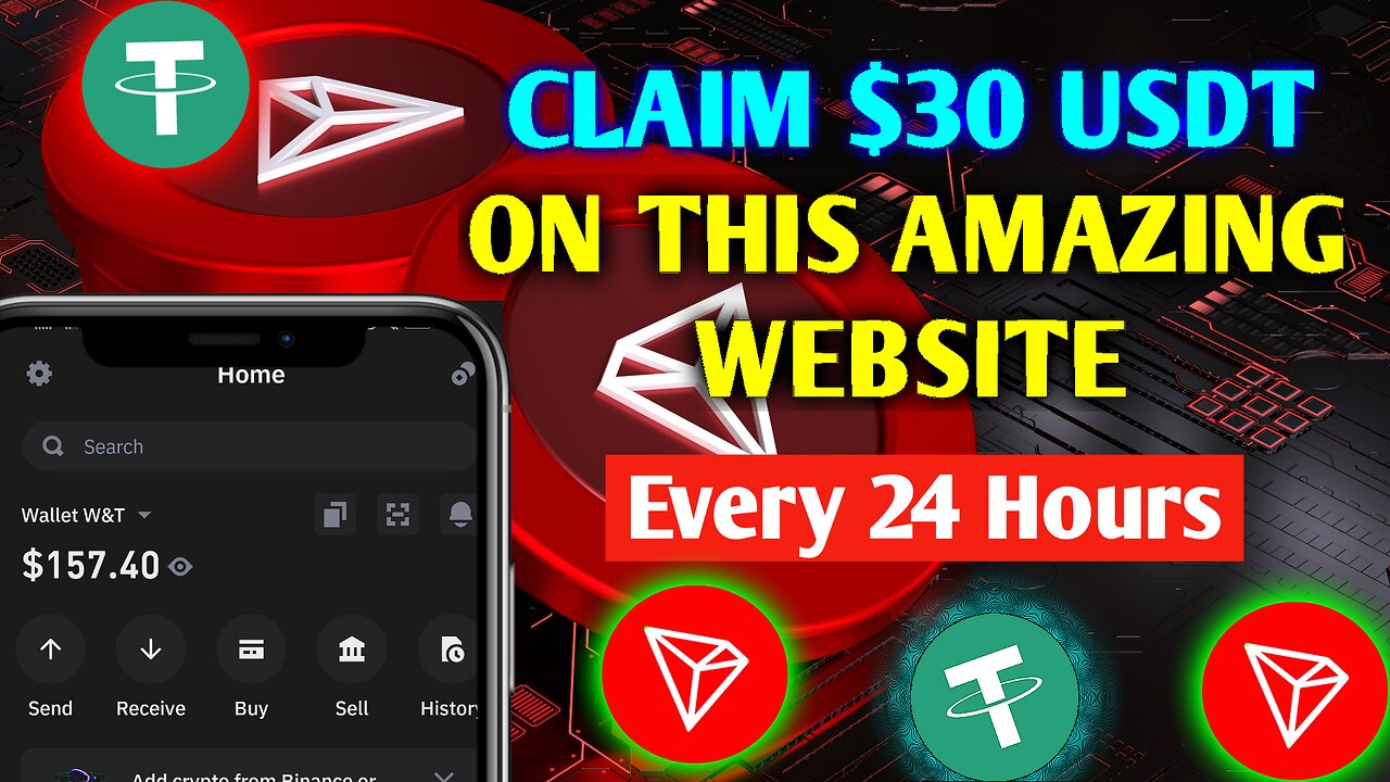 Claim FREE $30 USDT (110TRX) Every 24 Hours in this Mining Website - Step-by-step guide 2025