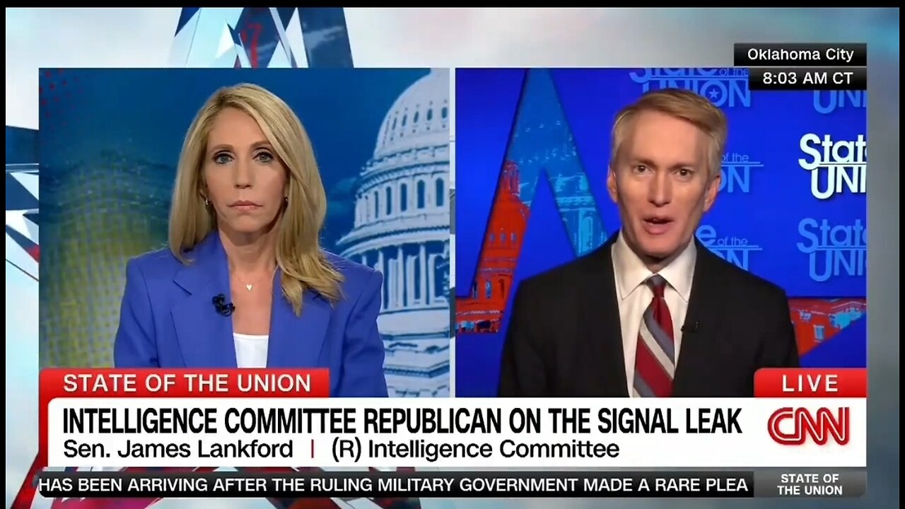 Sen James Lankford: Signal Hoax Is Overlooking Successful Houthi Attack