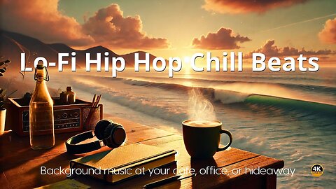 Golden Hour Chill 🎧 80 Minutes of Lo-Fi Hip Hop • Sea Breeze, Sunset Skies, and Soft Focus