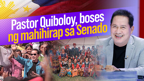 PASTOR QUIBOLOY, BOSES NG MAHIHIRAP SA SENADO