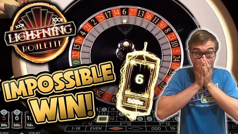 500X LIGHTNING ROULETTE WIN!