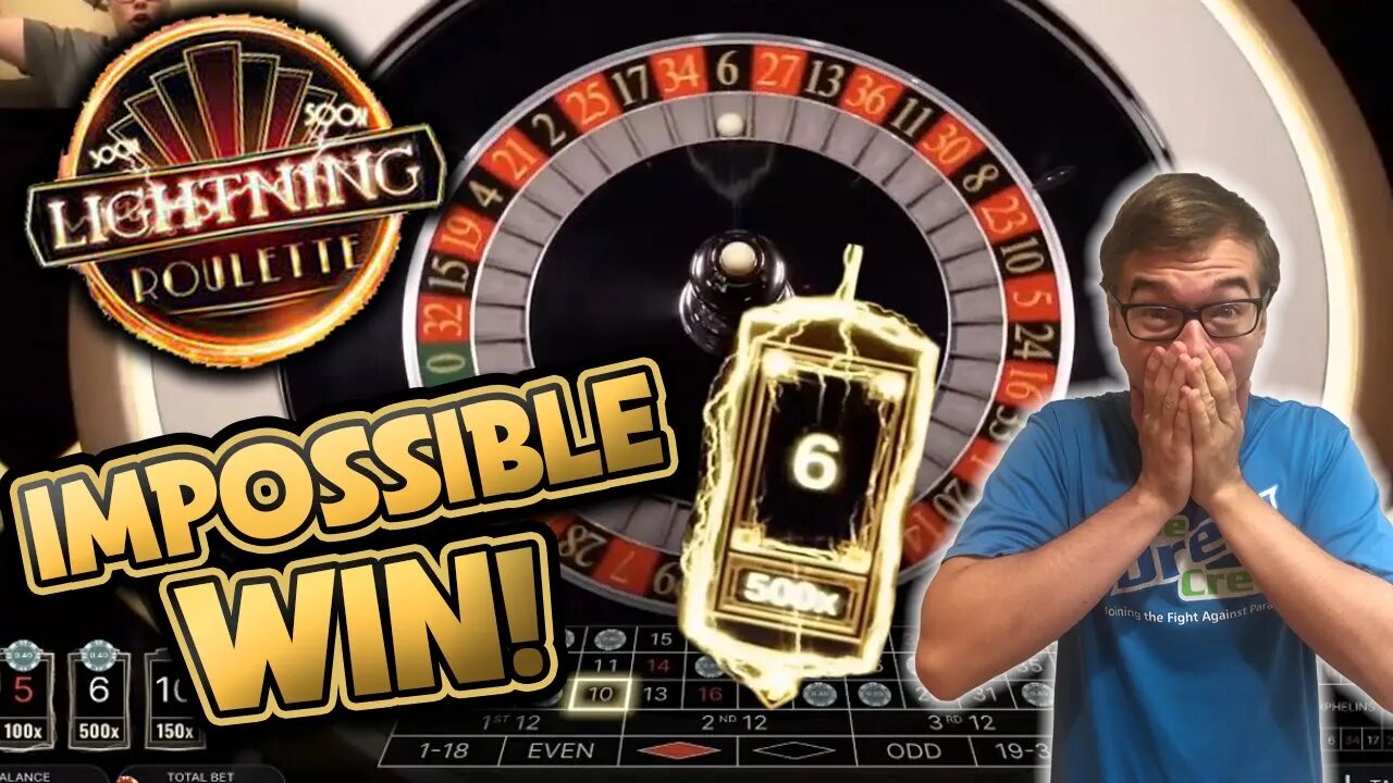 500X LIGHTNING ROULETTE WIN!