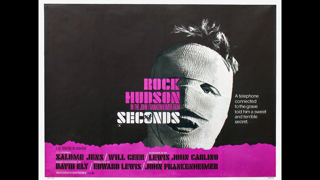 SECONDS (1966) Rock Hudson movie trailer FRANKENHEIMER