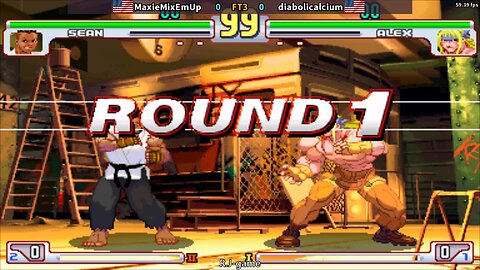 Street Fighter III 3rd Strike: MaxieMixEmUp VS diabolicalcium 2025-7-2 FT3